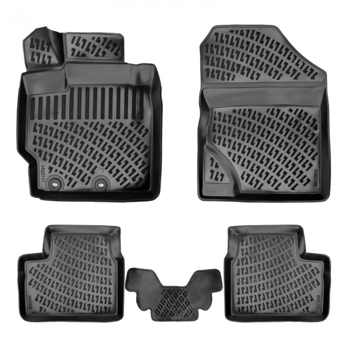 Set 4 Covorase Auto din Cauciuc pentru Toyota Yaris Xp90 II (2005-2013) [2]
