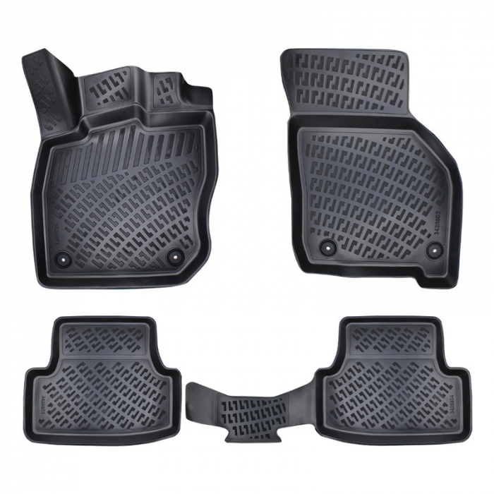 Set 4 Covorase Auto din Cauciuc pentru Volkswagen Golf 8 Cutie Automata (2019-) [2]