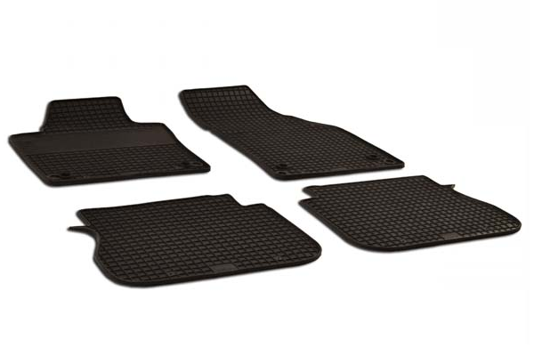 Set 4 Covorase Auto din Cauciuc pentru Vw Caddy (2003-2015)/(2015-2019) Sistem Fixare Rotund [9]