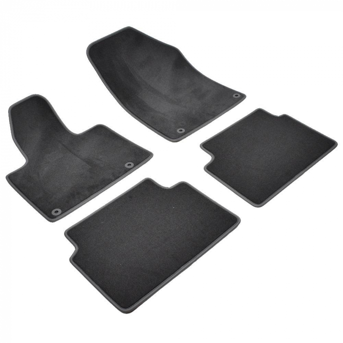 Set 4 Covorase Auto Textil pentru Citroen C5 II (covorase spate dintr-o singura piesa) (2008-2017) - Sisteme fixare Peugeot/Citroen [2]