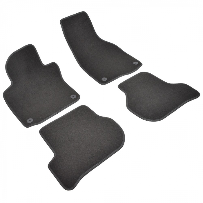 Set 4 Covorase Auto Textil pentru Volkswagen Golf V (2003-) - Sisteme fixare ovale [11]