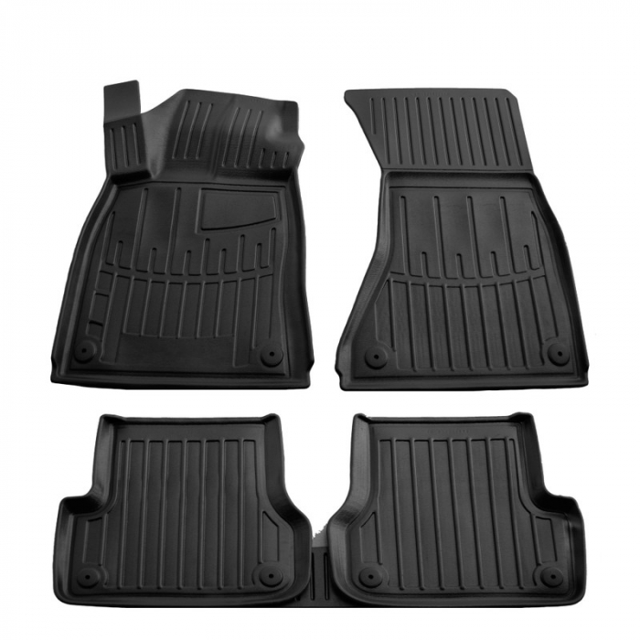 Set 5 Covorase Auto din Cauciuc pentru Audi A6 (C7) (2011-2018) [12]