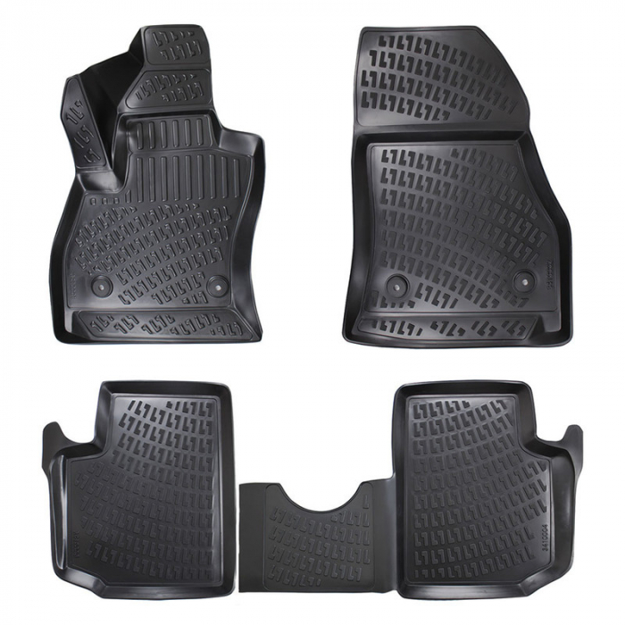 Set 5 Covorase Auto din Cauciuc pentru Fiat 500L (2013-) [2]