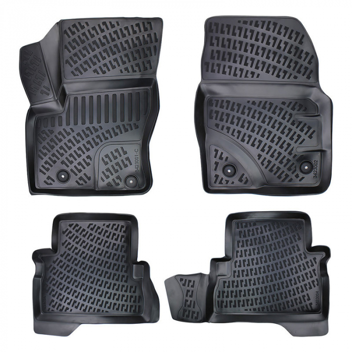 Set 5 Covorase Auto din Cauciuc pentru Ford Kuga I (C394) (2008-2012) [2]