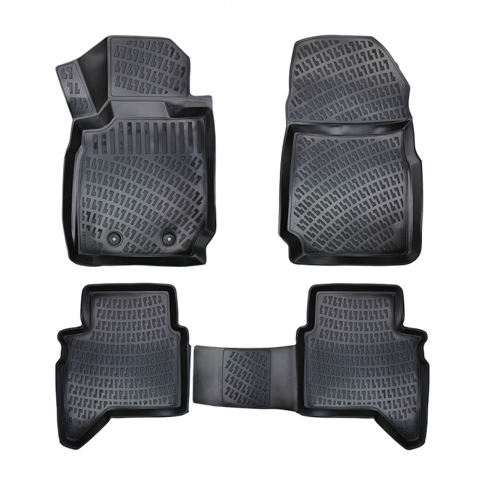 Set 5 Covorase Auto din Cauciuc pentru Ford Ranger I / Facelift (2011-2015) / (2015-2018) [2]