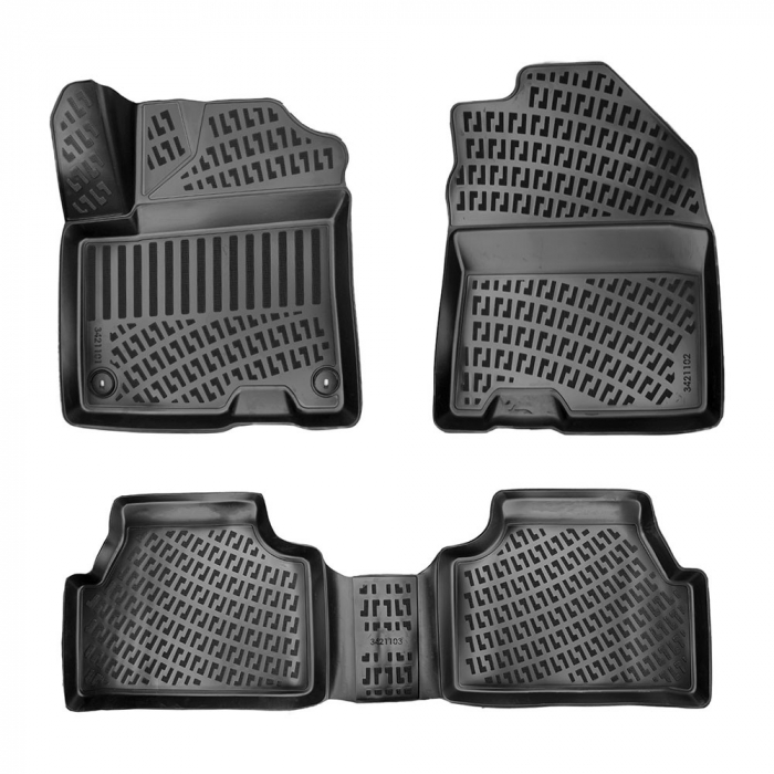Set 5 Covorase Auto din Cauciuc pentru Hyundai Kona Electric (2017-) [1]