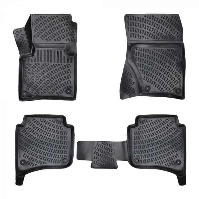 Set 5 Covorase Auto din Cauciuc pentru Volkswagen Touareg II (2010-2018) [5]