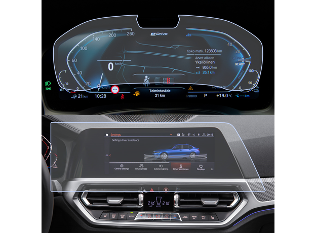 Set Folie de Protectie pentru Display Navigatie BMW Seria 3 G21 2020+ [1]