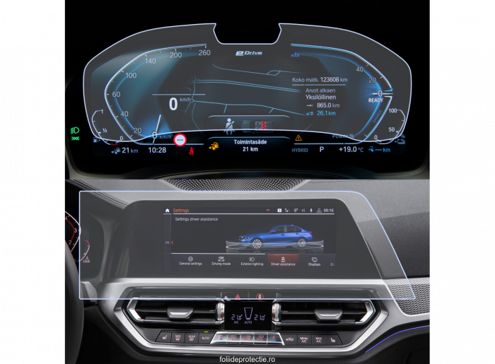 Set Folii de protectie pentru Navigatie BMW Seria 3 G20 2019+ [1]