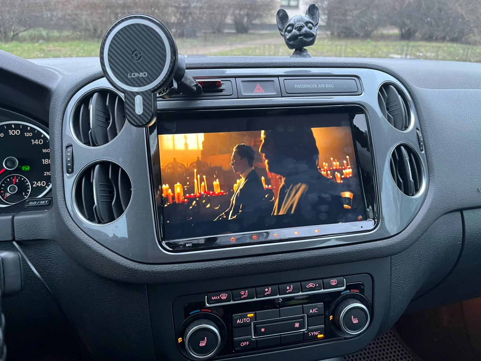 Navigatie Auto Android 8GB RAM , Carplay ,Android Auto VW Golf 5 6 Passat B6 B7 CC Tiguan Touran Polo Caddy Jetta T5 Eos Skoda Octavia Superb Seat Leon, Ecran 9 inch IPS, Slot sim 4G, [2]