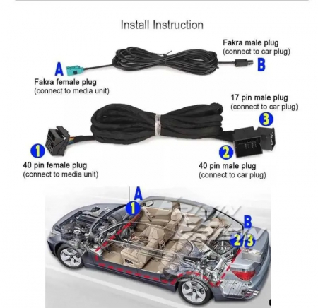 Accesorii Navigatii Auto - Cablu Special 6M BMW E46 E53