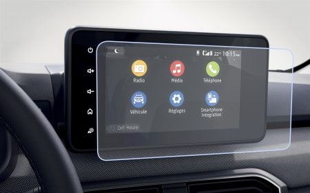 Folii de Protectie Navigatii Auto - Folie de Protectie pentru Display Media Nav 8 inch Dacia 2020+ - HD-Premium 