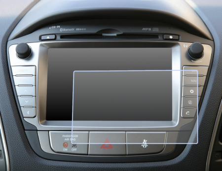 Folii de Protectie Navigatii Auto - Folie de Protectie pentru Display Navigatie 7.0 inch Hyundai IX35 2014+ - HD-Premium 
