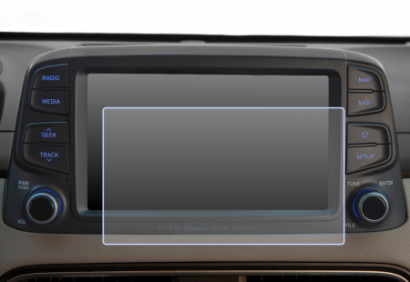 Folii de Protectie Navigatii Auto - Folie de Protectie pentru Display Navigatie 7.0 inch Hyundai Tucson 2019+ - HD-Premium 