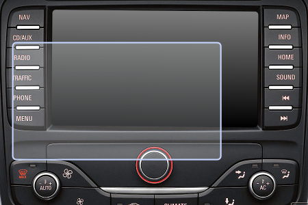 Folii de Protectie Navigatii Auto - Folie de Protectie pentru Display Navigatie 7 inch Ford Mondeo 2014+ - HD-Premium 