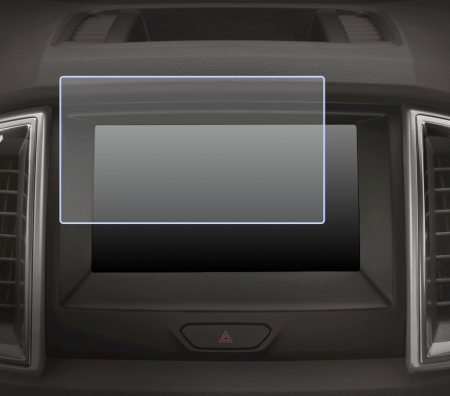 Folii de Protectie Navigatii Auto - Folie de Protectie pentru Display Navigatie 8 inch Ford Ranger Wildtrack 2018+ - HD-Premium 