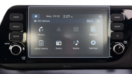 Folii de Protectie Navigatii Auto - Folie de Protectie pentru Display Navigatie 8 inch Hyundai i20 2020+ - HD-Premium 