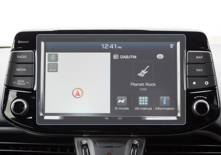 Folii de Protectie Navigatii Auto - Folie de Protectie pentru Display Navigatie 8 inch Hyundai i30 2020+ - HD-Premium 