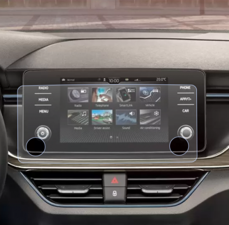 Pentru Navigatii Auto Originale - Folie de Protectie pentru Display Navigatie 8 inch Skoda Scala 2018+ - HD-Premium 
