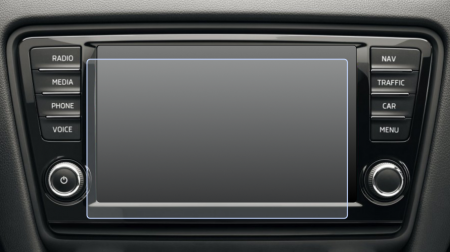 Folii de Protectie Navigatii Auto - Folie de Protectie pentru Display Navigatie 8inch Skoda Octavia 2013+ - HD-Premium 