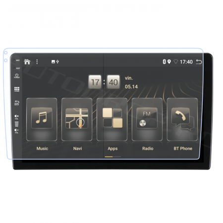 Folii de Protectie Navigatii Auto - Folie de Protectie pentru Display Navigatie Aftermarket Android 9 inch - HD-Premium 