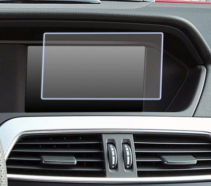 Folii de Protectie Navigatii Auto - Folie de Protectie pentru Display Navigatie Mercedes-Benz C220 2012+ - HD-Premium 