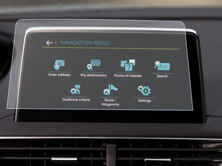 Folii de Protectie Navigatii Auto - Folie de Protectie pentru Display Navigatie Peugeot 3008 2020+ - HD-Premium
