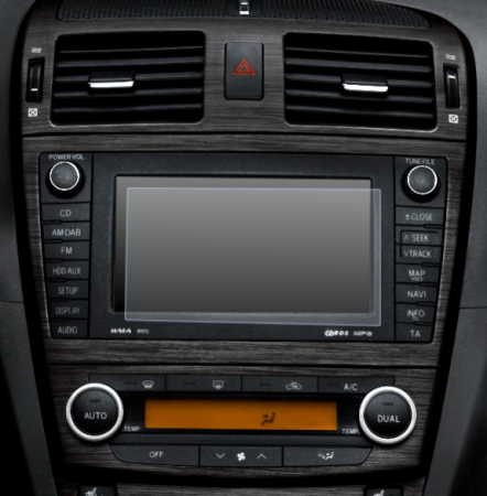 Folii de Protectie Navigatii Auto - Folie de Protectie pentru Display Navigatie Toyota Avensis 2009+ - HD-Premium 