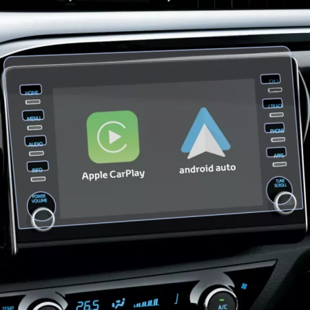 Pentru Navigatii Auto Originale - Folie de Protectie pentru Display Navigatie Toyota Hylux 2023+ - HD-Premium 
