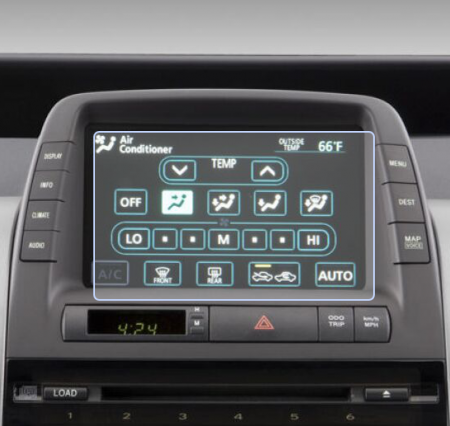 Folii de Protectie Navigatii Auto - Folie de Protectie pentru Display Navigatie Toyota Prius 2007+ - HD-Premium 