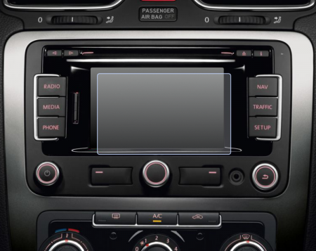 Folii de Protectie Navigatii Auto - Folie de Protectie pentru Display Navigatie Volkswagen Passat 2013+ - HD-Premium 