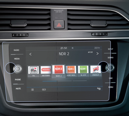 Pentru Navigatii Auto Originale - Folie de Protectie pentru Display Navigatie Volkswagen T-Rock 2018+ - HD-Premium 