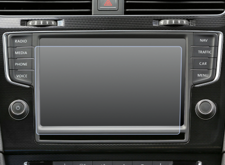 Folii de Protectie Navigatii Auto - Folie de Protectie pentru Display Navigatie Volkswagen Tiguan 2017+ - HD-Premium 