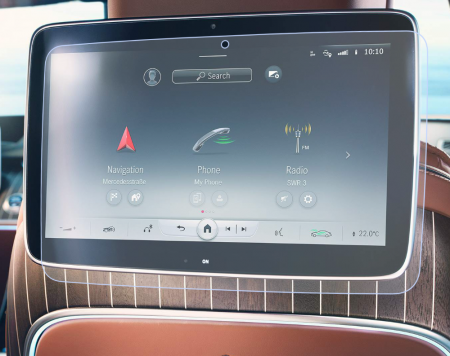 Pentru Navigatii Auto Originale - Folie de Protectie pentru Display Tablete spate Mercedes-Benz GLE/GLS 2021+ - HD-Premium 