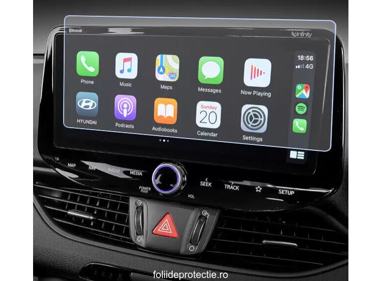 Pentru Navigatii Auto Originale - Folie de protectie pentru Navigatie 10.25 inch Hyundai i30 2024+