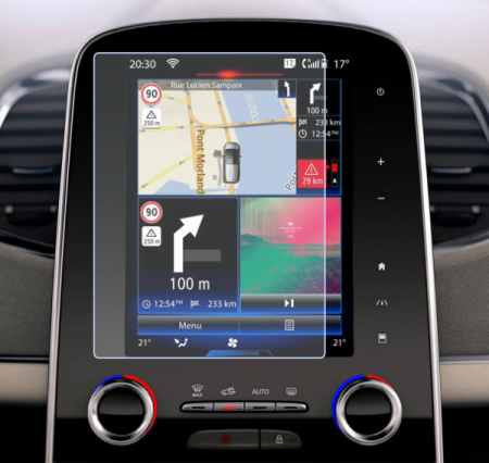 Pentru Navigatii Auto Originale - Folie de Protectie pentru Navigatie 8.7 inch Renault Talisman 2020+ - HD-Premium 