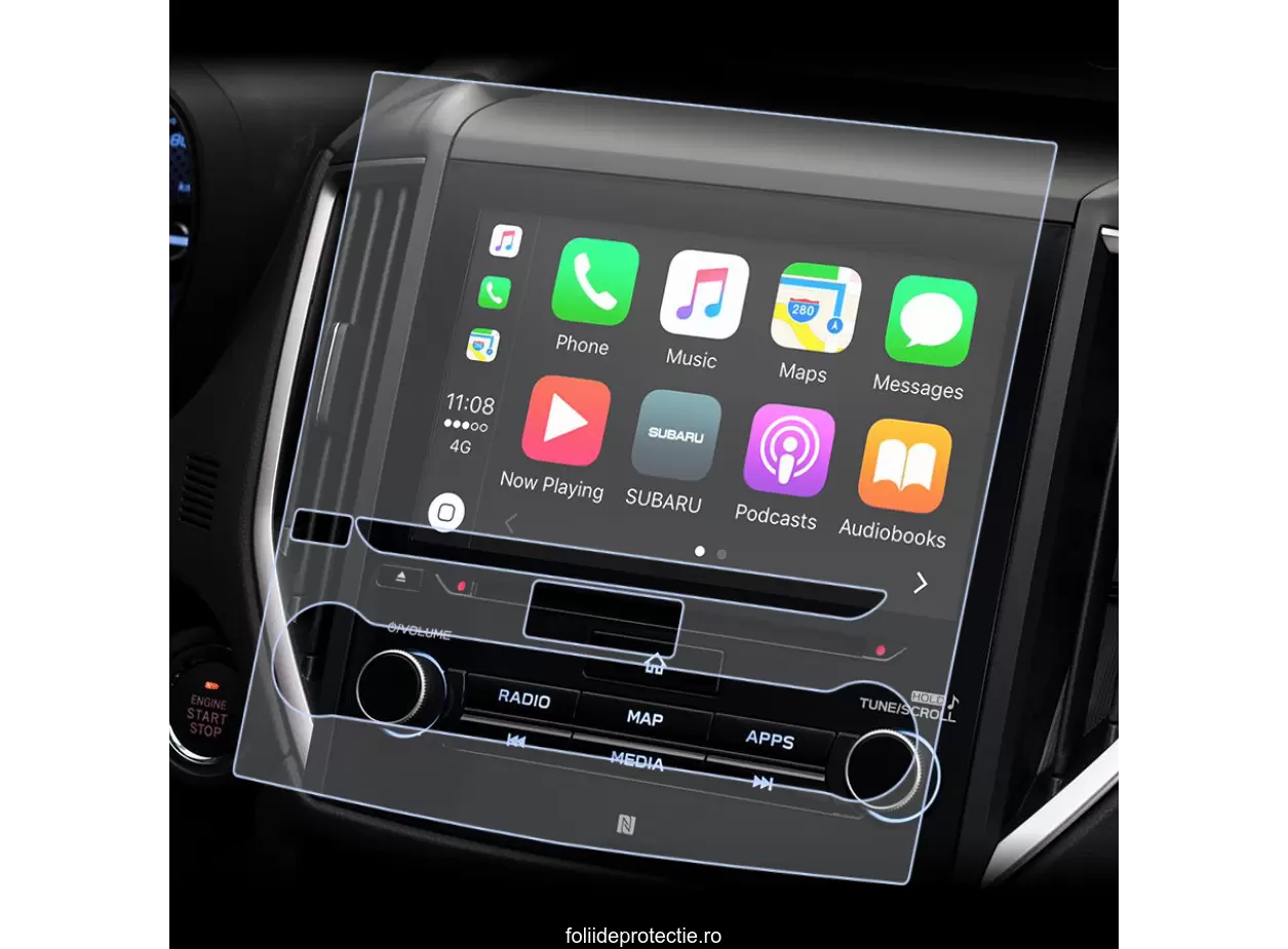 Folii de Protectie Navigatii Auto - Folie de protectie pentru Navigatie 8 inch Subaru Forester e-Boxer 2020+