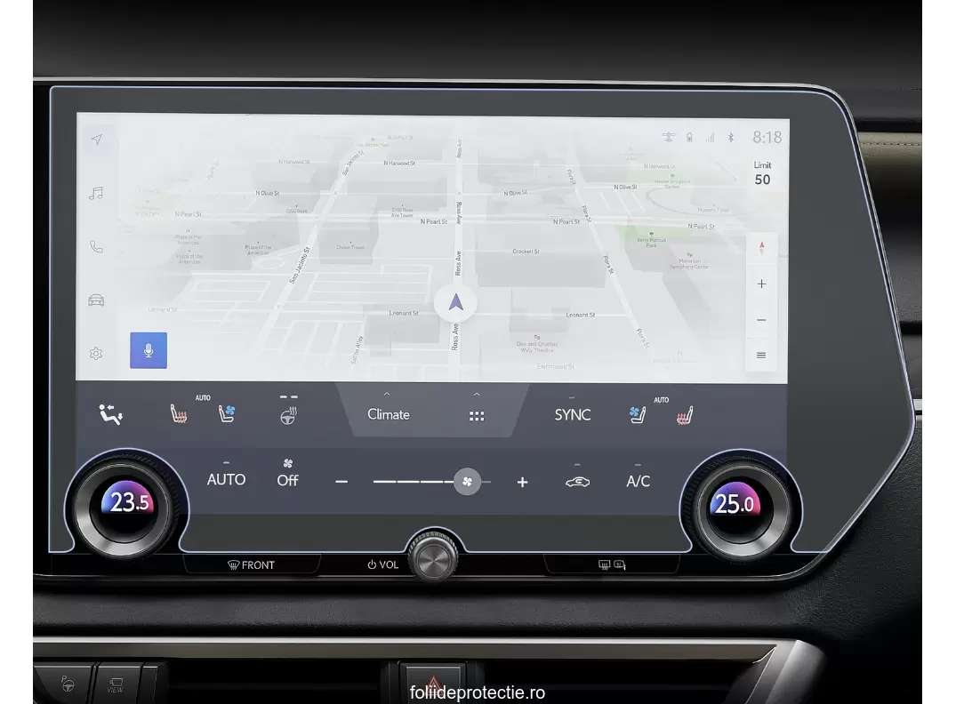 Pentru Navigatii Auto Originale - Folie de protectie pentru Navigatie Lexus RX450H 2023+