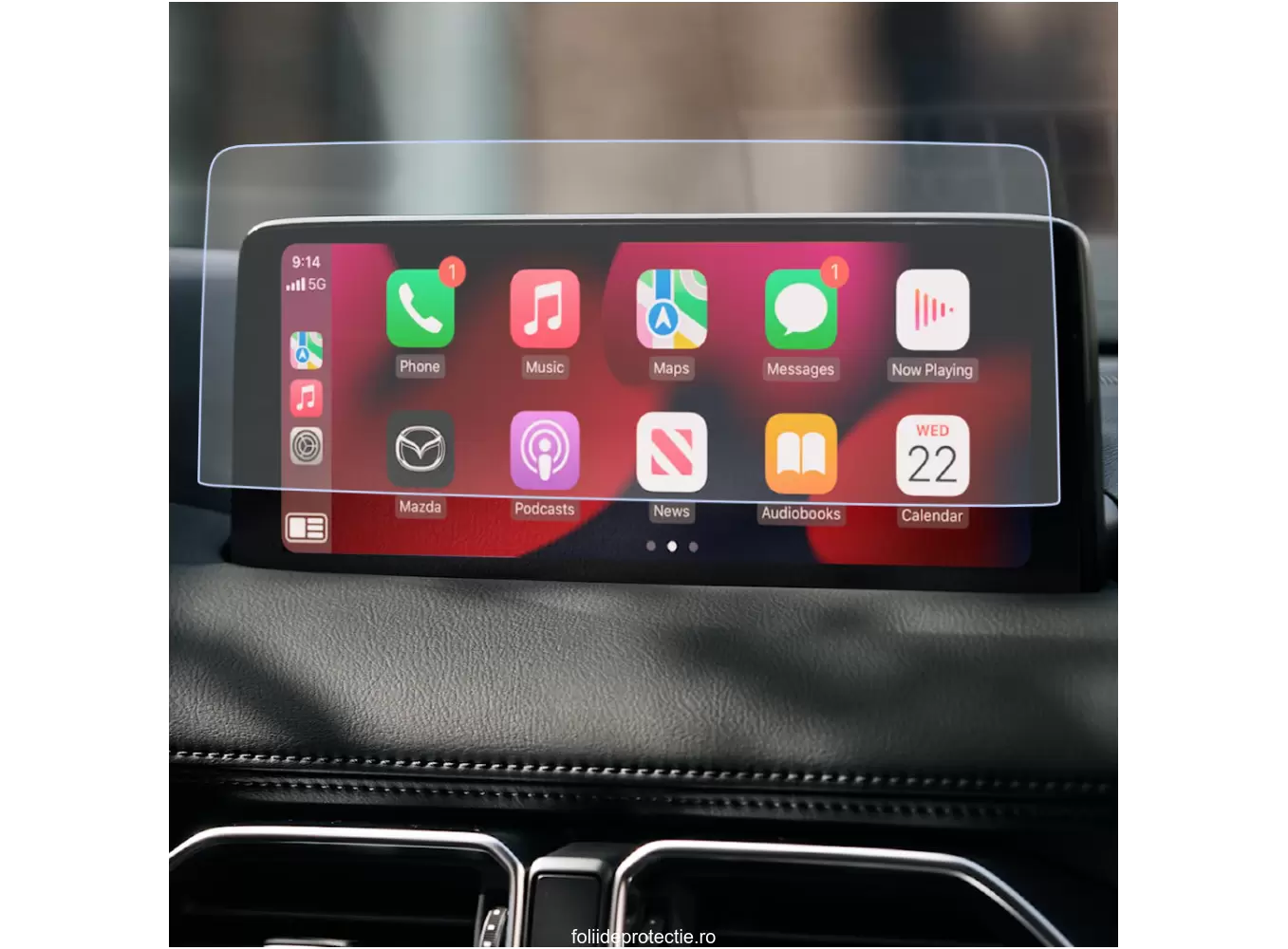 Pentru Navigatii Auto Originale - Folie de protectie pentru Navigatie Mazda CX5 2023+