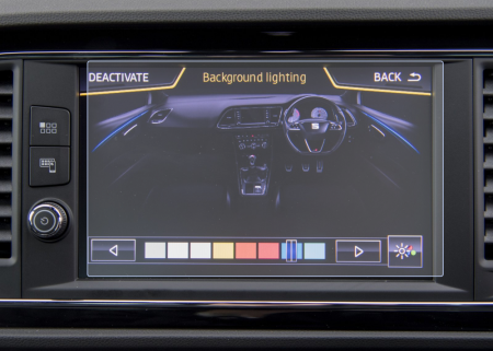 Folii de Protectie Navigatii Auto - Folie de Protectie pentru Navigatie Seat Leon ST 2017+ - HD-Premium 