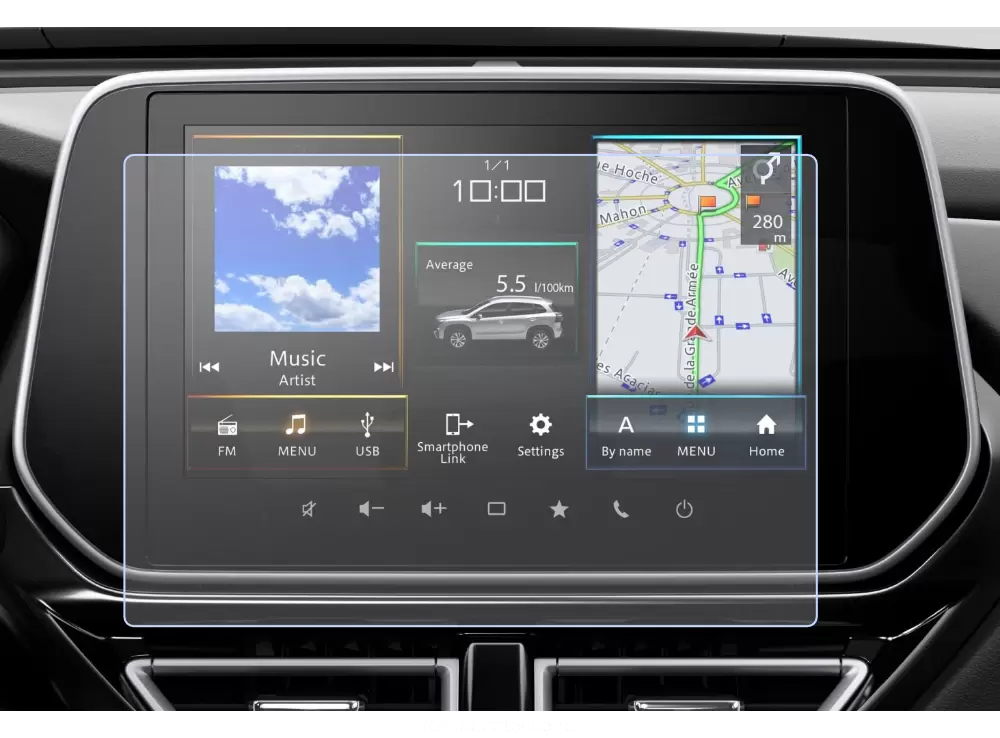 Folii de Protectie Navigatii Auto - Folie de protectie pentru Navigatie Suzuki Vitara 2024+