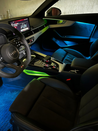 Kit Lumini Ambientale Dedicate Control Din Navigatie Audi A4 B9/ A5 B9 2016-2022 [3]