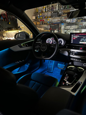 Kit Lumini Ambientale Dedicate Control Din Navigatie Audi A4 B9/ A5 B9 2016-2022 [2]