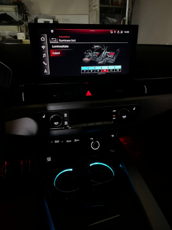 Kit Lumini Ambientale Dedicate Control Din Navigatie Audi A4 B9/ A5 B9 2016-2022 [5]