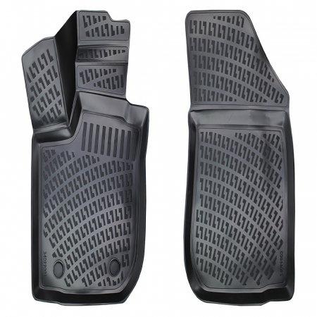 DACIA - Set 2 Covorase Auto din Cauciuc pentru Dacia Logan II Mcv (Fata) (2012-)