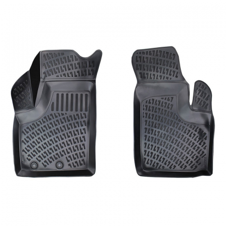 Set 2 Covorase Auto din Cauciuc pentru Fiat Doblo (Fata) (2000-2009) [1]