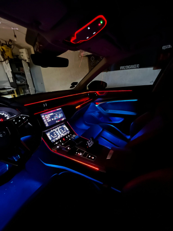Kit Lumini Ambientale Dedicate Control Din Navigatie Audi A6 C8/ A7 C8 2018-2022 [3]