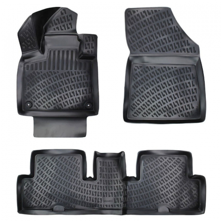 CITROEN - Set 3 Covorase Auto din Cauciuc pentru Citroen C4 Grand Picasso 2013