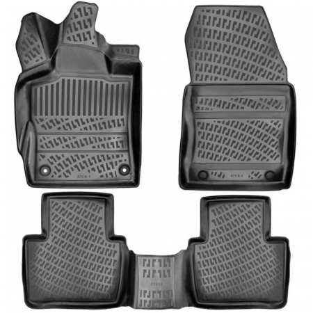 PEUGEOT - Set 3 Covorase Auto din Cauciuc pentru Peugeot 408 2023