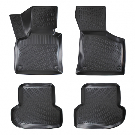 Covorase si tavite - Set 4 Covorase Auto din Cauciuc pentru Audi A3 (Typ 8P) II (2003-2013)